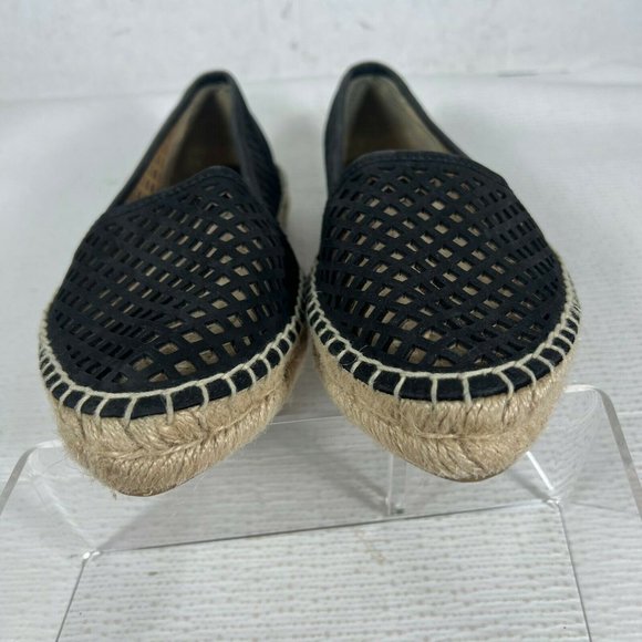 Frye Womens Lee A Line Black Perforated Slip On Espadrille Flats Size US 7.5 M - Picture 5 of 10